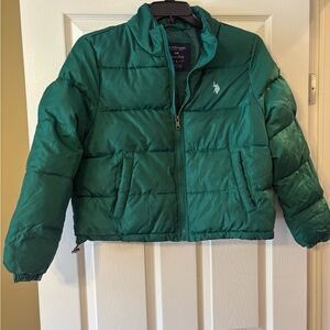 Green Puffer Jacket